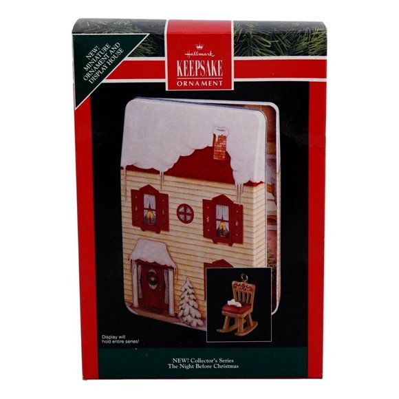 Hallmark Keepsake Ornament - New Miniature Ornament and Display House 1992 - Picture 2 of 9